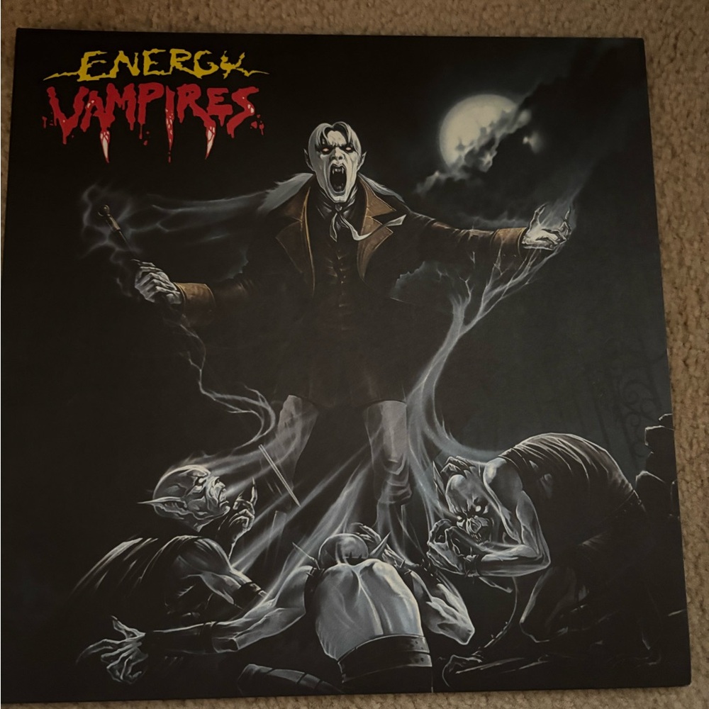 ENERGY VAMPIRES RE-ISSUE 2 LP SET BLACK VINYLS